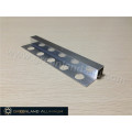 Hell Silber Aluminium Quadrat Schluter Strip12mm Höhe